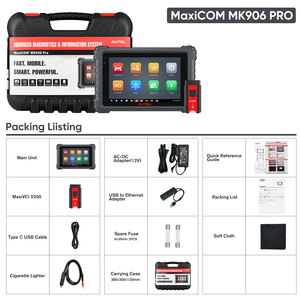 Autel MK906 PRO OBD2扫描仪ECU编码诊断工具适用于所有汽车车辆工具ECU工具祭坛MK906PRO扫描仪MK906 Pro - Product Image 6
