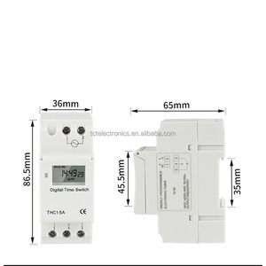 Export THC15A kleiner Mikrocomputer-Zeitsteuerungsschalter THC15A elektrische Box Führungsschiene elektronischer Zeitsteuerungregler - Product Image 6