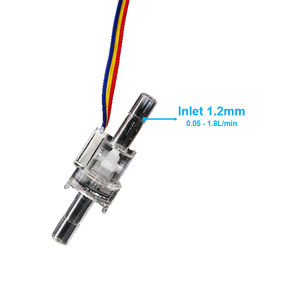 DC5V Mini OD6.3/9,5mm Líquidos Sensor de pasillo magnético Salida de pulso Contador de litros de agua Medidor de flujo TM02 TM03 PC Sensor de flujo de turbina - Product Image 2