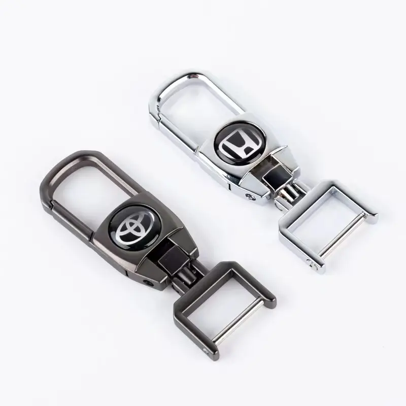 Auto Sleutelhanger Huishoudelijke Sleutelhanger Ring Sleutel Touw Ketting Persoonlijkheid Creatieve Anti-Verlies Motorfiets Voor Mercedes Bmw Toyota Volkswagen
