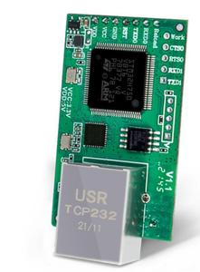 USR-TCP232-E2 Pin Ype erial to a therthertherternet oodule 2 puertos seriales Industrial grade Ain frequency 120 Mz