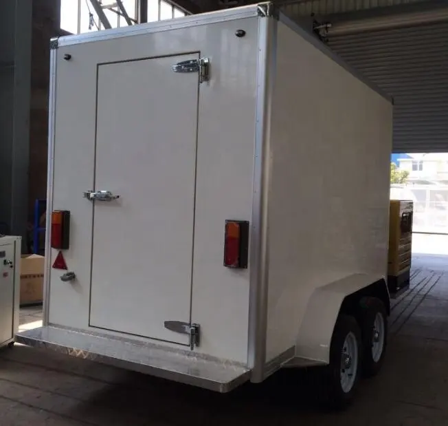 DC Mini taşınabilir soğuk depolama odası Mini dondurulmuş kamyon/dondurma kamyoneti