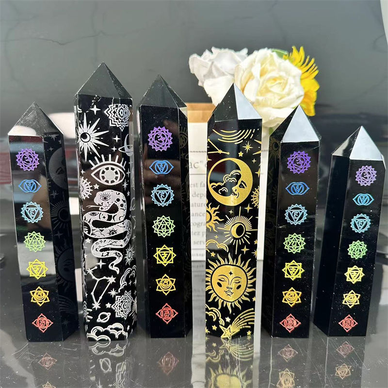 Sculpture en obsidienne