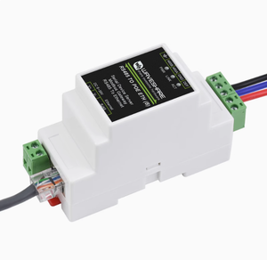 Servidor serie Modbus RS485 industrial, RS485 a Ethernet RJ45, TCP/IP a serie, soporte de montaje en Riel, función POE - Product Image 2
