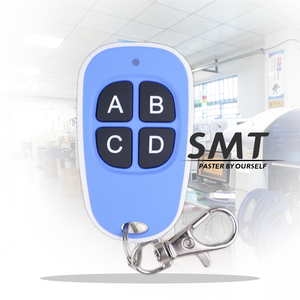 Blue 4-<strong>Channel</strong> RF Wireless Remote Control 433mhz Duplicate <strong>Type</strong> 1-Year Warranty for Electric Gate Spare Remote - Product Image 1