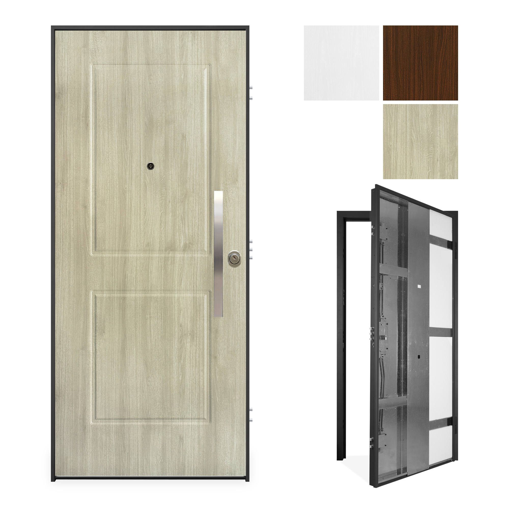Int:White, Ext:White/Walnut/Larch/Others upon request