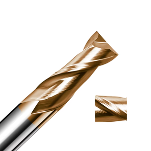 Yüksek hassasiyetli HSS Metal kesici karbür alaşım freze aracı anahtar koltuklu yönlendirici Bit 1 adet 2-Flute HRC55 alüminyum frezeler için - Product Image 6