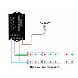 TC423 AC100-240V Rgb программируемый контроллер времени светодиодный контроллер освещения аквариума светодиодный Таймер диммер контроллер - Product Image 2