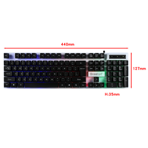 RGB Backlit Mechanical-feel <strong>Keyboard</strong> Sync Your Style Devices and Accuracy for Gaming Pc Home Office Computer External <strong>Notebook</strong> - Product Image 6