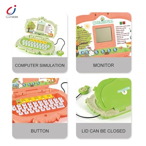 Chengji Kinder Laptop Bildungs computer Englisch Studie Spielzeug 20 Funktionen Musik Licht Baby intelligente Lernmaschinen für Kinder - Product Image 4