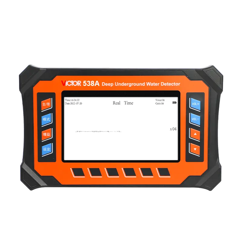 Detector de fugas de agua VICTOR 538A, frecuencia de 100HZ ~ 3000Hz, detección máxima de fugas de agua, profundidad de 3m