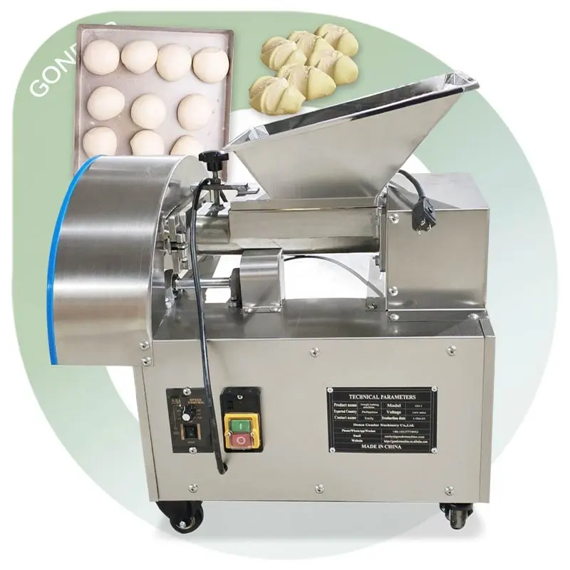 Cortador automático pequeño para galletas de pan, Boleadora De Masa, precio de corte, máquina para hacer bolas, División de masa redonda