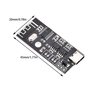 MH-MX38ワイヤレスBTオーディオモジュールBTレシーバーボードミニアンプオーディオステレオアンプモジュール5W + 5WワイヤレススピーカーDIY用 - Product Image 5