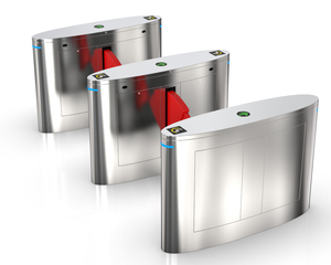 Puertas de torniquete de acero inoxidable duraderas, sistema de Control de acceso, puerta de velocidad segura, puerta de barrera de aleta, puerta de ala de torniquete RFID - Product Image 1