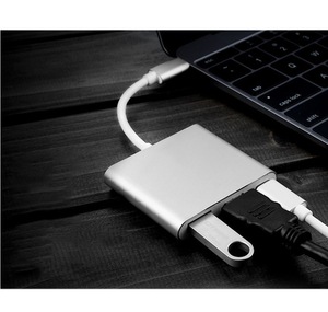 Buen precio, envío rápido, 3 en 1, tipo C, USB3.0 * 1 +, Hub USB de carga PD, adaptador multipuerto, hub USB - Product Image 2