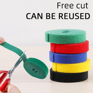 <strong>Double</strong> <strong>Sided</strong> Back to Back <strong>Hook</strong> and <strong>Loop</strong> <strong>Strap</strong> Cable Tie Tape Heavy Duty Soft Self Adhesive for Multi Purpose - Product Image 4