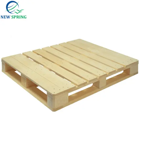 Palet kayu murah kualitas tinggi mudah untuk penggunaan komersial struktur kokoh kuat awet tugas berat besar