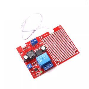 24V Raindrop Rain <strong>Sensor</strong> Relay Module for Electronic Components <strong>Leak</strong> Detection Alarm with Leaf <strong>Water</strong> Level Sensing