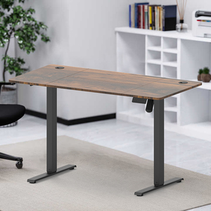 Escritorio de Juegos de ordenador de pie eléctrico de elevación Altura ajustable Sala de estar Mesa de oficina de café de acero - Product Image 1