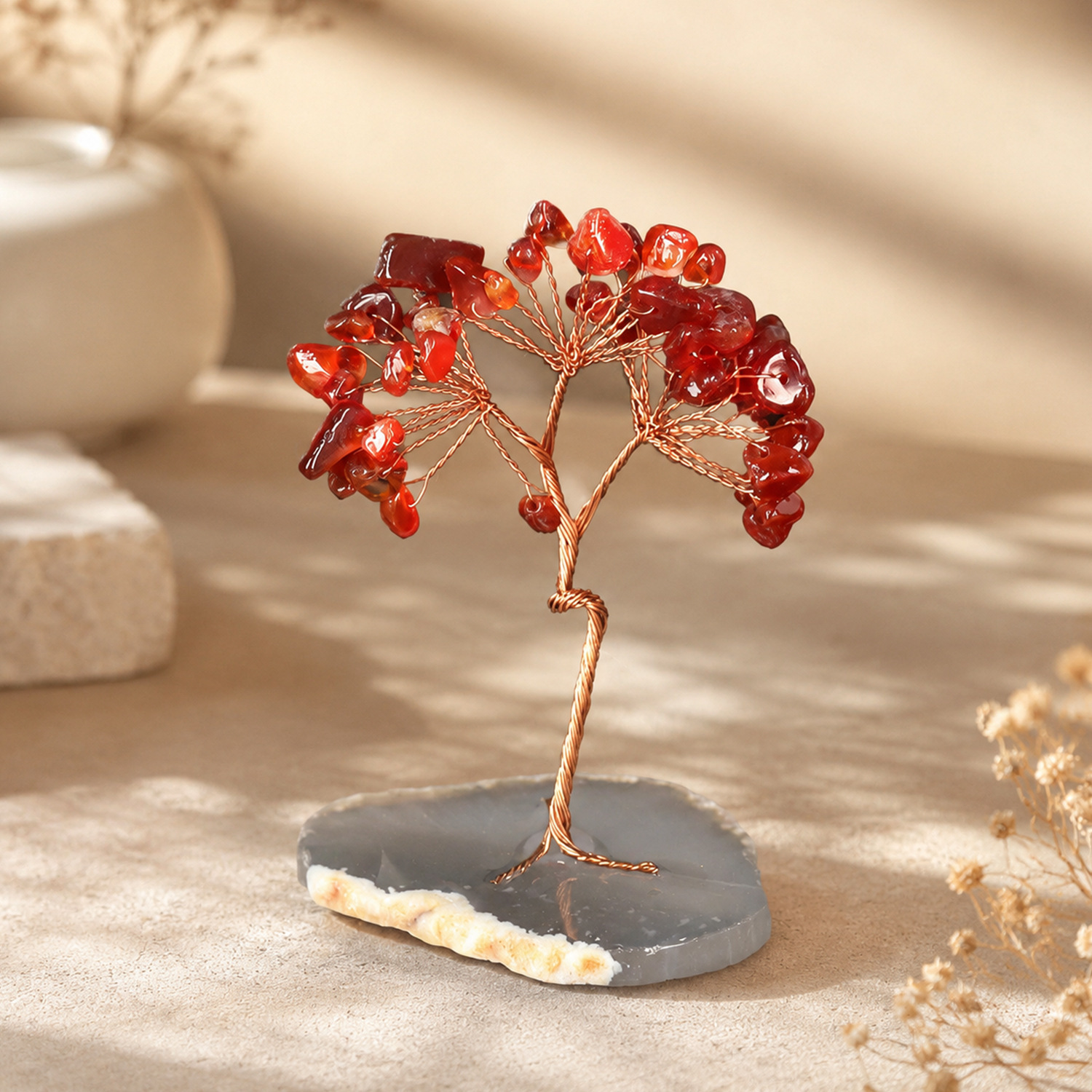 Red agate