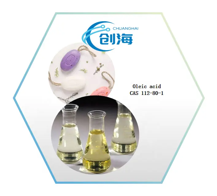 Suministro de fábrica 99% ácido oleico de alta calidad CAS 112-80-1