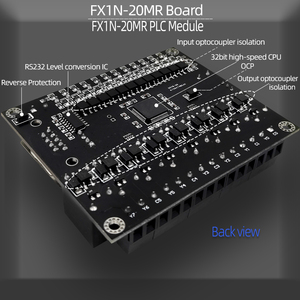 PLC scheda di controllo industriale FX1N-20MR DC10-28V PLC controllore logico programmabile relè di ritardo del modulo di personalizzazione - Product Image 3