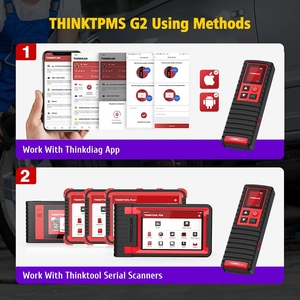 Herramienta de diagnóstico de presión de neumáticos inalámbrica ThinkTPMS G2 TPMS Original Sensor TPMS automotriz activación programación aprendizaje