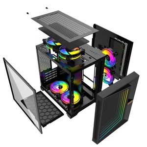 Funda de ordenador personalizada, resistente, horizontal, matx, fabricación de pc - Product Image 4