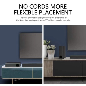 Nueva llegada portátil 100W inalámbrico para altavoz Bluetooth con Bass Home Theater Soundbar Subwoofer con fuente de alimentación de CC remota - Product Image 4
