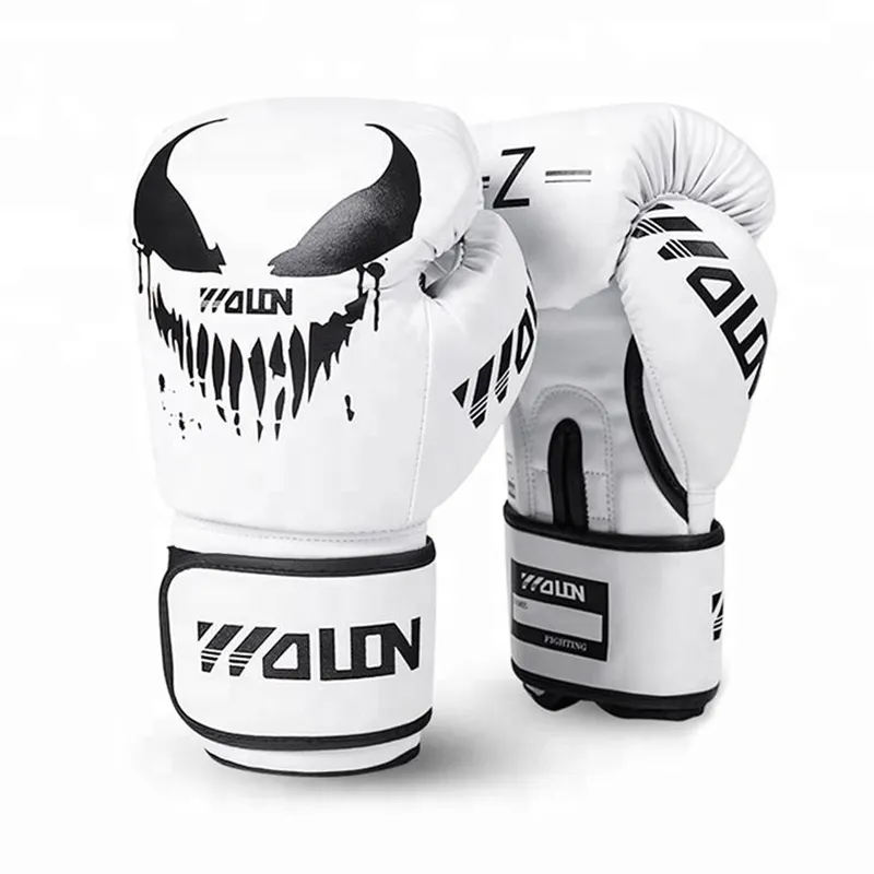 Guantes de boxeo personalizados de alta calidad a granel guantes de boxeo de cuero