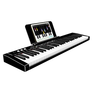 家用舞台用便携式61键TS-01电动键盘钢琴，带立式扬声器USB MIDI电子键盘 - Product Image 1