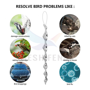 2024 yeni kuş kovucu birden fazla renk mevcut kuş kovucu sopa pirinç alanında - Product Image 3