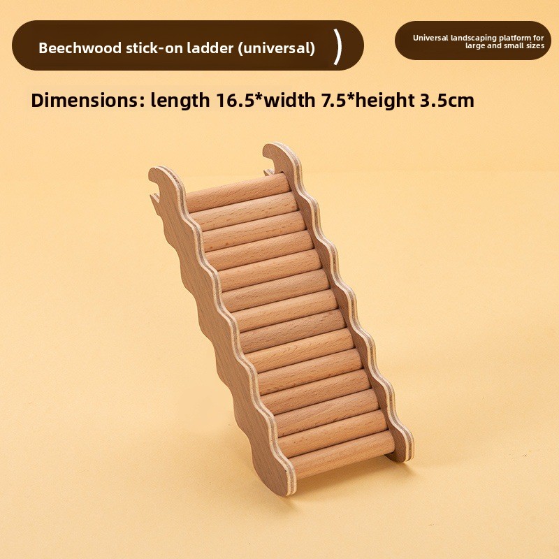 Escalera de sujeción de palo de madera de tamaño universal