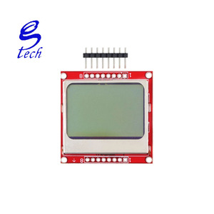 LCD-Modul Display Monitor Weiß Hintergrund beleuchtung Adapter PCB 84*48 5110 Bildschirm