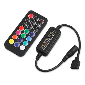 Новый список мини беспроводной RF2.4G 6A RGB светодиодный контроллер простой проводки пульт дистанционного управления для световой полосы - Product Image 5