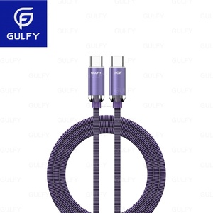 GULFY tip C alüminyum alaşımlı malzeme, apple'ın şarj kablosu W gücüne kadar destekleyen en hızlı 100 için uygundur. - Product Image 2