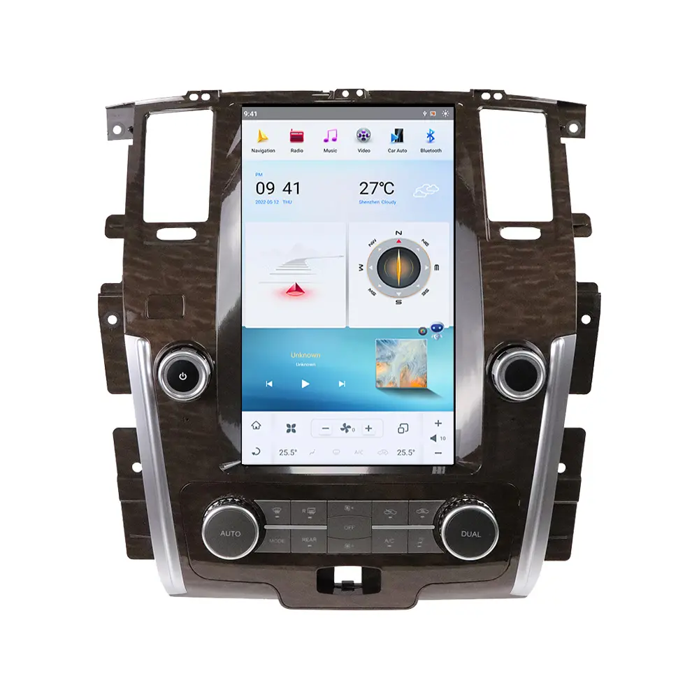 Android 11 Auto Multimedia Speler Stereo Radio Headunit Carplay Voor Nissan Patrol Qx80 Y62 2010-2017 Gps Speler