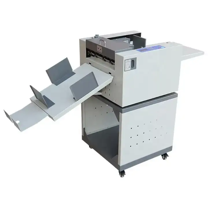 नोटबुक के लिए डिजिटल पेपर क्रीज़र क्रीजिंग और छिद्रण मशीन NC350A