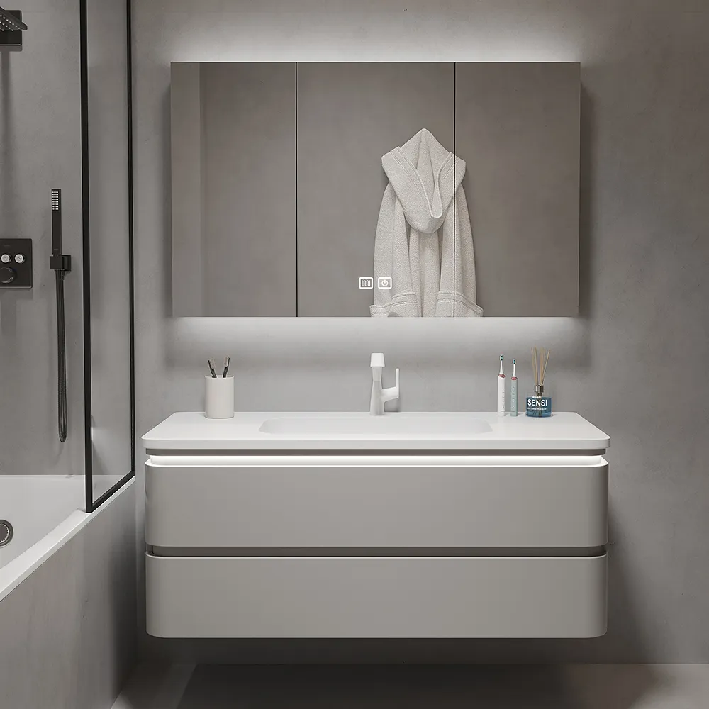 Banyo setleri bâtıla lavabo lavabo mobilya avrupa tarzı tuvalet Modern banyo Vanity banyo dolapları