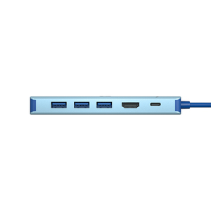 VCOM USB tipo C Hub 6 en 1 Adaptador de base multifunción con 4K HDMI 1000Mbps RJ45 Gigabit Lan para computadora portátil - Product Image 4