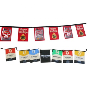 De espalda y piscina de cadena de banderín banderas la mejor Promoción y evento banner - Product Image 1