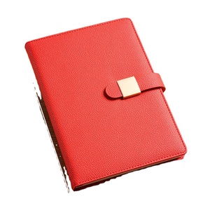 Cuaderno de bolsillo en espiral forrado con bolígrafo en soporte Cubierta de papel Kraft duro Bloc de notas Steno Pads con notas adhesivas e índice de color - Product Image 2