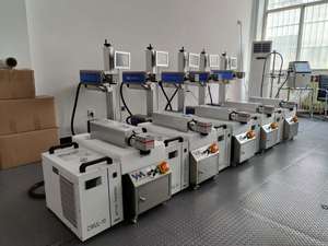 High Speed Online Flying CO2 Laser Marking Machine for <strong>Coding</strong> Date on Bottle 20w 30w Fiber Laser Printer - Product Image 2