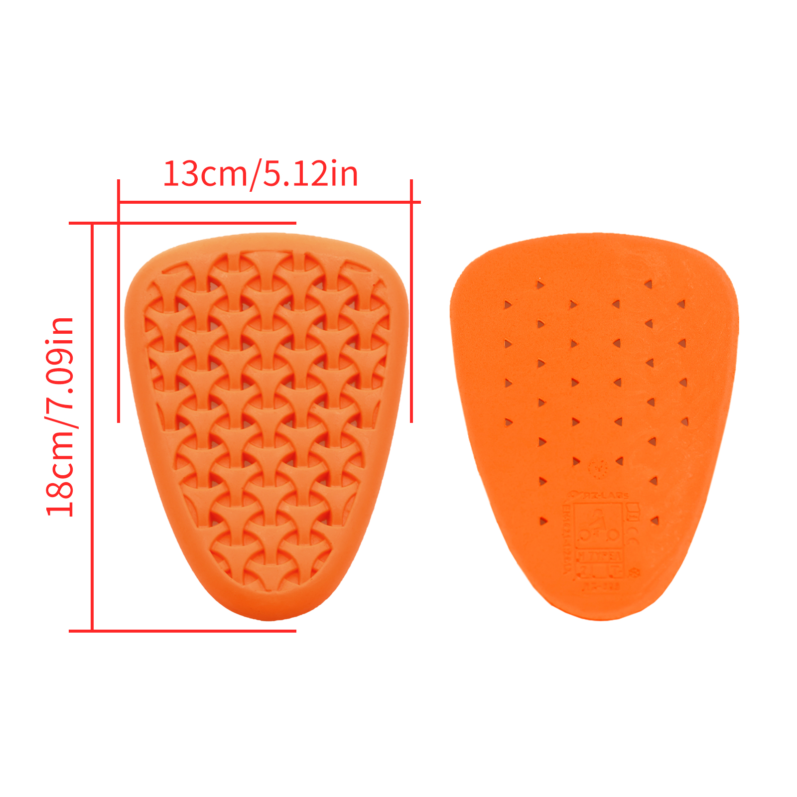 Orange(Hip pads
