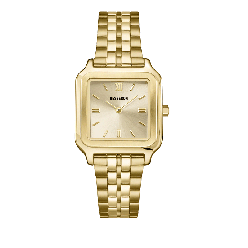 Montre femme dorée