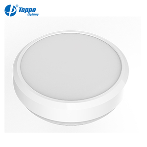 Toppo หลอดไฟ LED ติดเพดานเซ็นเซอร์ไมโครเวฟ IP65ไฟ LED แบบมีเสาไฟหอยนางรม2D - Product Image 5