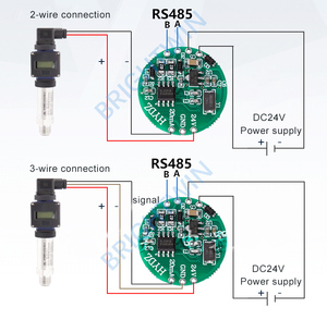 小尺寸模拟Modbus RTU数据采集模块0-5v 0-10v 4-20mA至RS485压力变送器信号转换器 - Product Image 2
