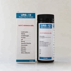 แถบทดสอบรีเอเจนต์การวินิจฉัยทางคลินิกปัสสาวะ URS-12 MA สําหรับการวิเคราะห์ปัสสาวะ - Product Image 3