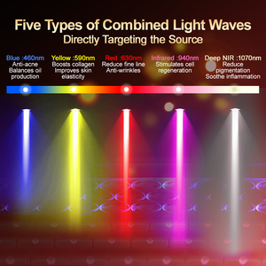 2025 Panel terapi lampu merah LED, 300 profesional portabel kelas medis 650nm 1060nm 9 Panjang gelombang Full Body <span class=keywords><strong>Infrared</strong></span> 160 w - Product Image 4