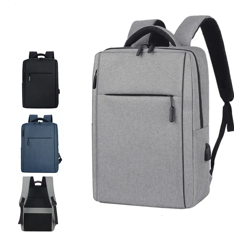 Logotipo personalizado Promocional Sac A Dos Laptop Bag De Volta Com Saco De Mochila De Porta De Carregamento Usb